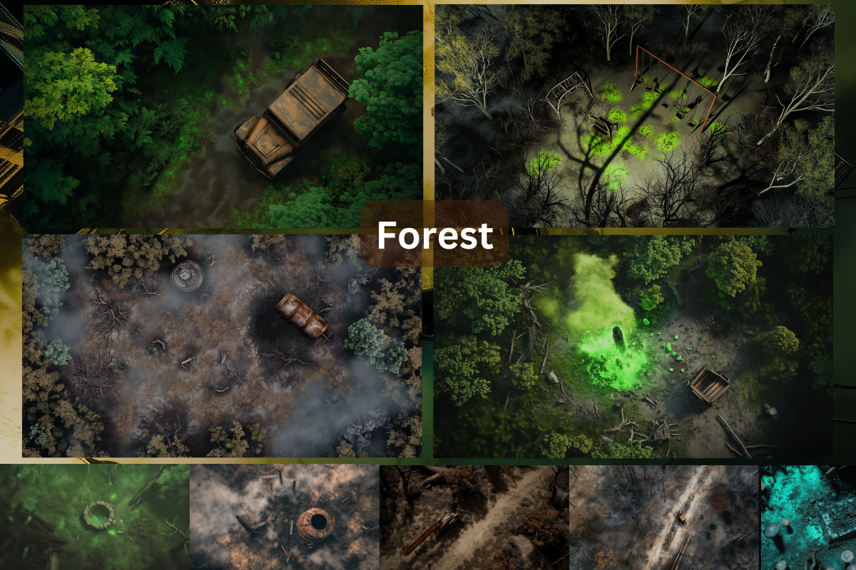 1000+ Post-Apocalyptic RPG Battle Maps | Urban Ruins, Bunkers, Wastelands + Vehicles, Portraits & Assets | Digital Download for TTRPG & VTT