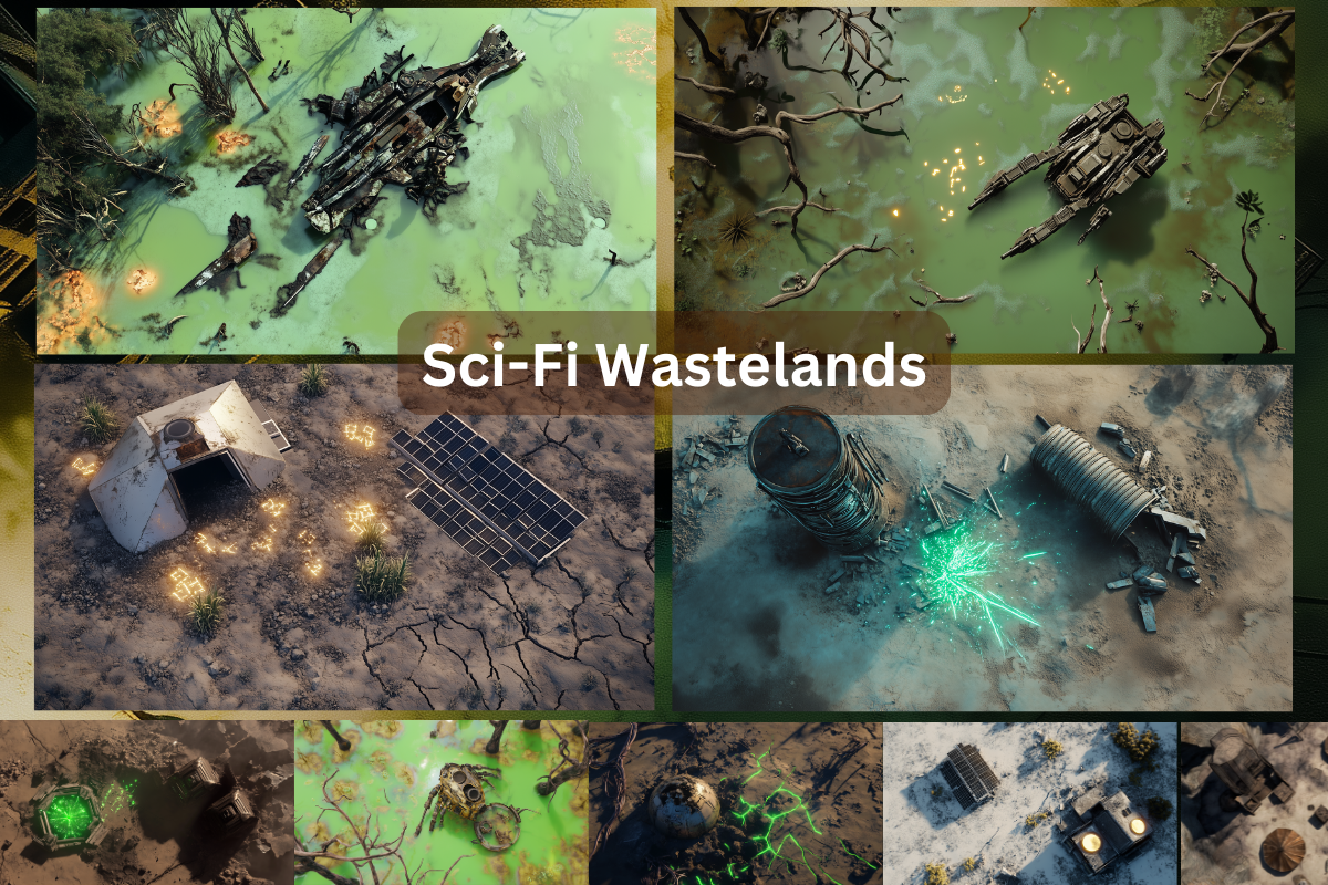 1000+ Post-Apocalyptic RPG Battle Maps | Urban Ruins, Bunkers, Wastelands + Vehicles, Portraits & Assets | Digital Download for TTRPG & VTT