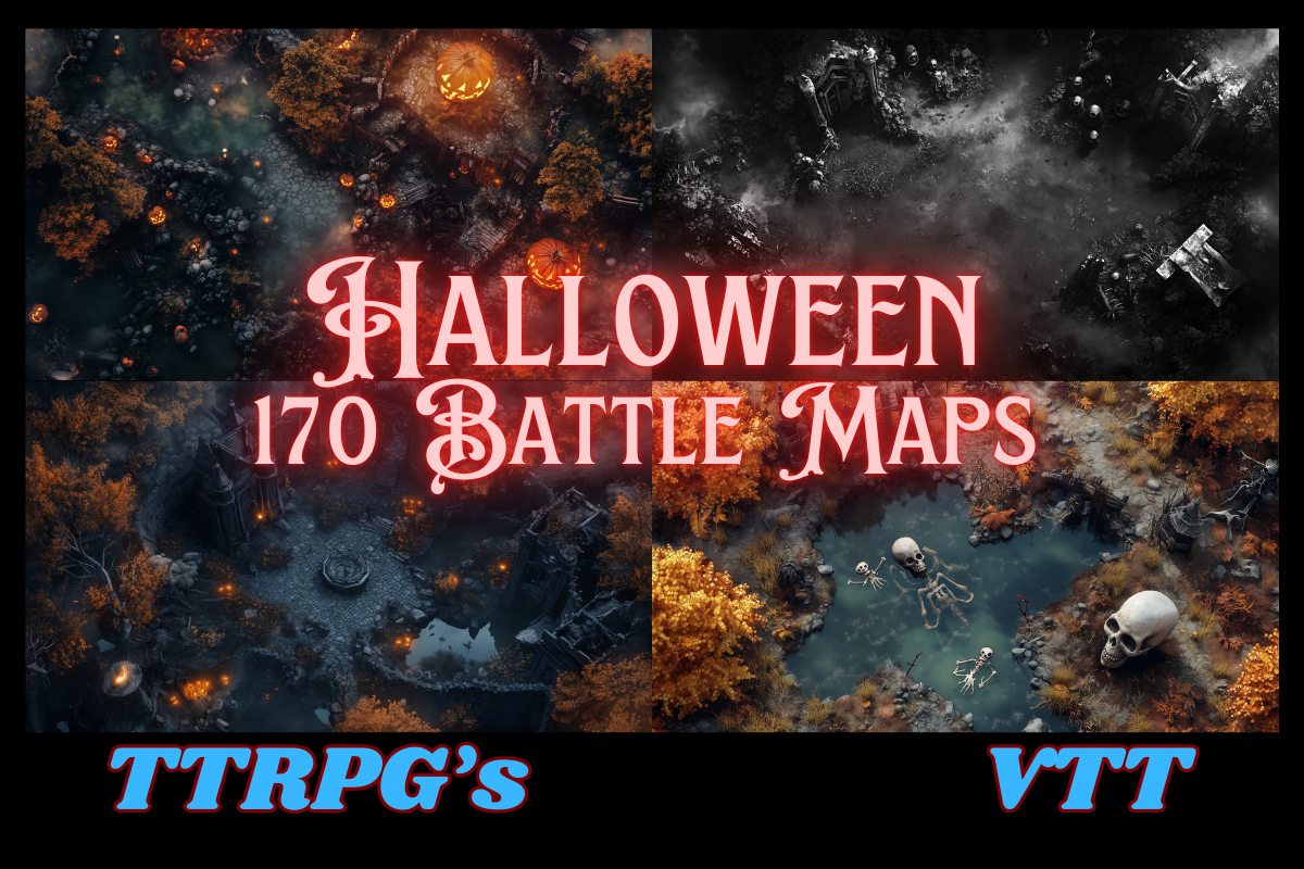 Ultimate Digital RPG Maps Bundle – All Maps from the Store ,Commercial Use, Digital Battle Maps