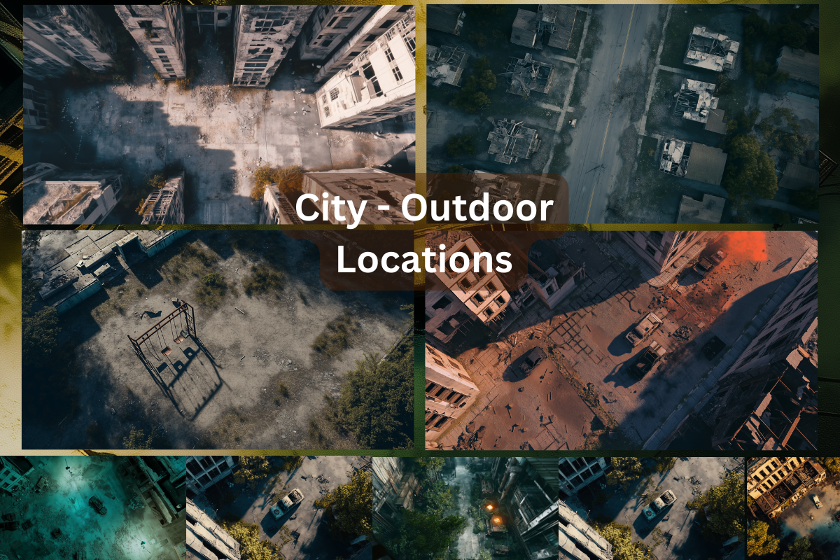 1000+ Post-Apocalyptic RPG Battle Maps | Urban Ruins, Bunkers, Wastelands + Vehicles, Portraits & Assets | Digital Download for TTRPG & VTT