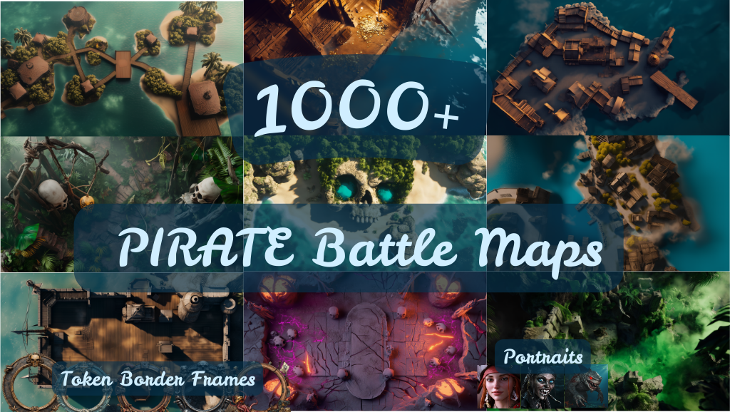 Ultimate Digital RPG Maps Bundle – All Maps from the Store ,Commercial Use, Digital Battle Maps