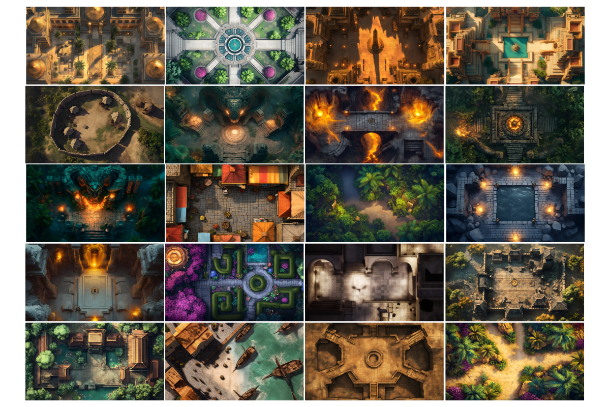 Ultimate Digital RPG Maps Bundle – All Maps from the Store ,Commercial Use, Digital Battle Maps