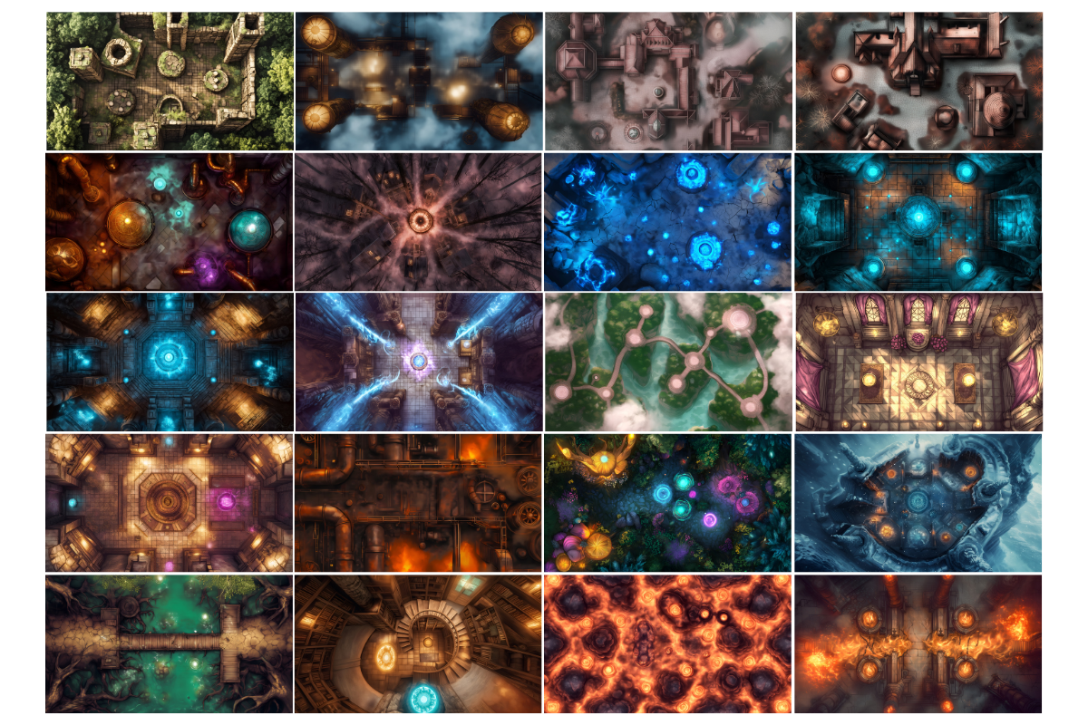 Ultimate Digital RPG Maps Bundle – All Maps from the Store ,Commercial Use, Digital Battle Maps