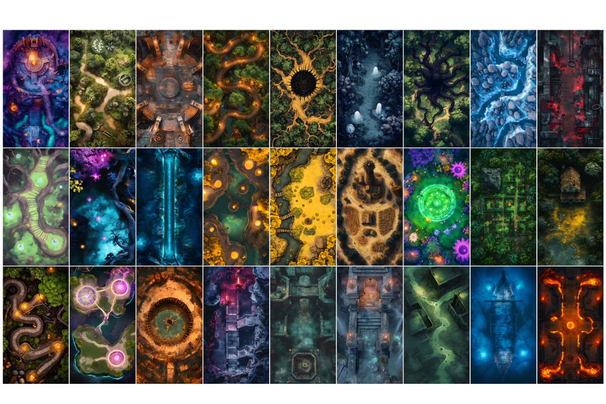 Ultimate Digital RPG Maps Bundle – All Maps from the Store ,Commercial Use, Digital Battle Maps