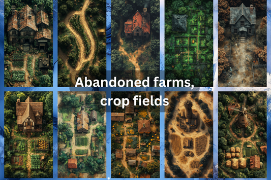 1700+ Fantasy RPG Battle Maps | Digital TTRPG & VTT Maps Bundle | Printable