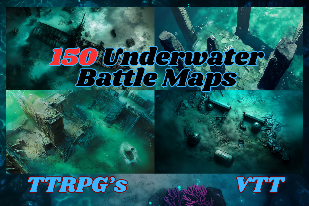 Ultimate Digital RPG Maps Bundle – All Maps from the Store ,Commercial Use, Digital Battle Maps