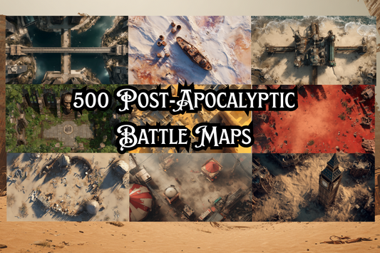 After the Fall: 500 Post-Apocalyptic Battle Maps